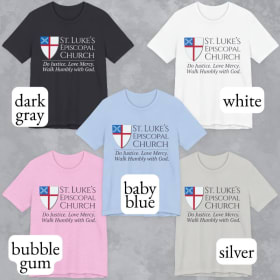 Adult "St. Luke's" T-shirt - Bella+Canvas 3001 item