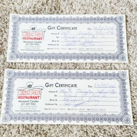 North Pole Gift Certificate item