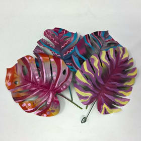 Four Painted Leaves item