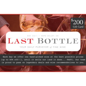 $200 gift certificate to Last Bottle Wines item