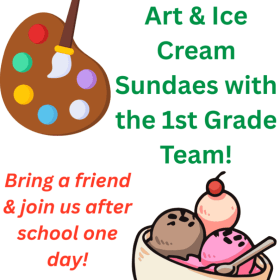 #8 Art & Ice Cream Sundaes 1st Grade Team (Maxey) item