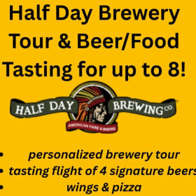 #47 Brewery Tour & Beer/Food Tasting- Half Day Brewing Co. item