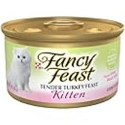 Purina One Kitten or a Fancy Feast Kitten Food item