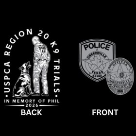 SIZE SMALL - 2026 K9 Trials T-Shirt item