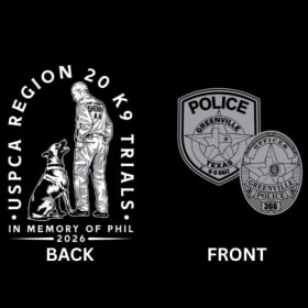 SIZE LARGE - 2026 K9 Trials T-Shirt item