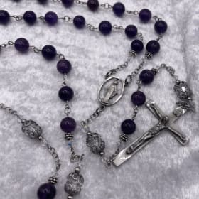 Amethyst Serenity Rosary – "Spiritual Clarity & Peace" item