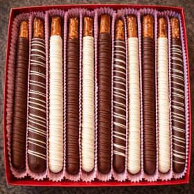 12 Dipped Prezel Rods item