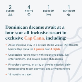Cap Cana Allure Escape Vacation Package item
