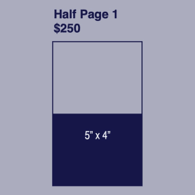Half Page Ad - 4"x5" item
