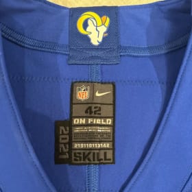 Signed Rams Jersery Puka Nacua Estimated Value $1,000 item