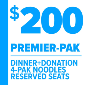 Premier-Pak (Dinner + Donation) item