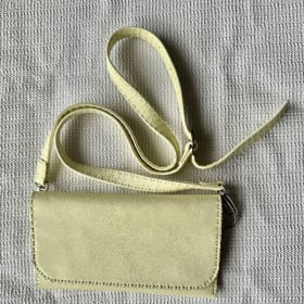 Cross-body wallet, soft lemon yellow item