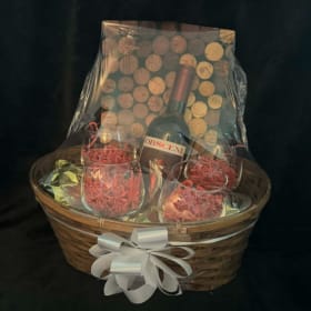 Obscene Red Wine & Entertaining Basket item