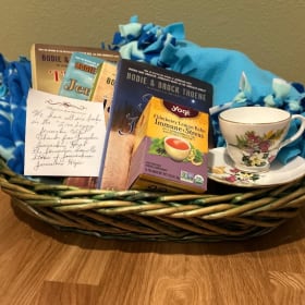 Books and Blanket item