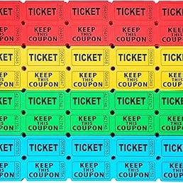 Bingo Raffle Tickets - $10 for 15 item