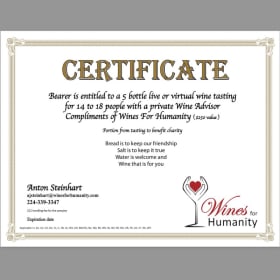 Wine Tasting (1) item