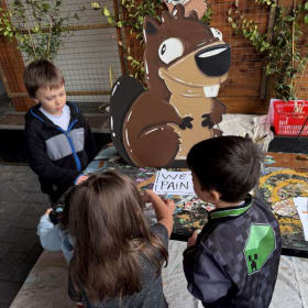 Bess the Beaver Painting item