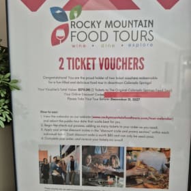 Rocky Mountain Food Tours - Auction Item #13 item