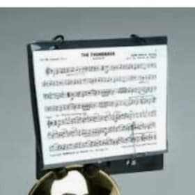 Music flip folder & lyre - See description for instrument item