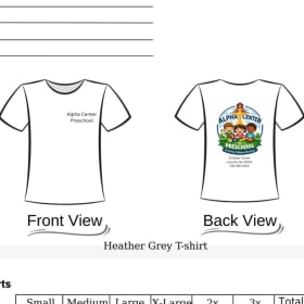 T-shirt item