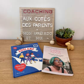 "Mon (pré)ado et moi": 1h online coaching  + 2 livres $282 item