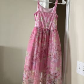 Girl’s pink floral summer dress item