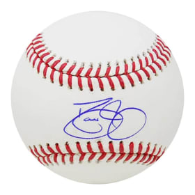 David Justice Autographed Baseball item