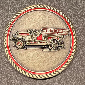 Livermore Falls Fire Department Challenge Coin (Shipped) item