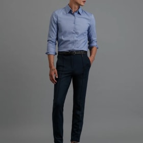 Size XL Office Shirt- Sky Blue #2 item