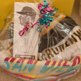 San Diego Padres Tickets (5) & Fan Basket item