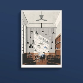 "Hotel Breakfasts" - David Doran Print - item