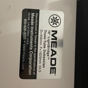 Meade 16” Lightbridge Truss-Tube Dobsonian item