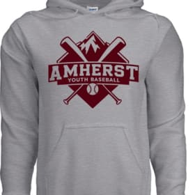 Youth Hoodie (Sport Grey/Maroon) item
