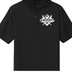 Adult Short Sleeve Hoodie (Graphite/White) item