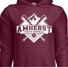 Adult Hoodie (Maroon/White) item