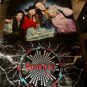 Bonfest Main Stage Banner featuring Hot Damn item