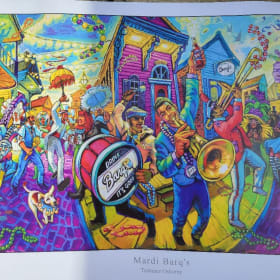 Terrance Osborne Mardi Barq's Framed Print item