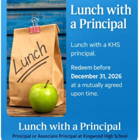 Lunch with a KHS Principal item