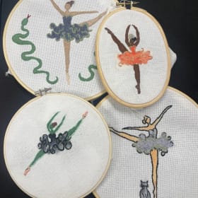 Handmade Dancer Embroidery item