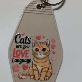 Photo of Cats are Your Love Language Key Chain