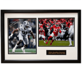 Autographed Felix Anudike-Uzomah 2-photo set KSU/ Chiefs item