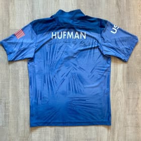 Colin Hufman Pan Continental jersey signed by Team Shuster item