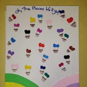 Mrs. Harris' 2s class M/W/F: "Oh, The Places We'll Go" item