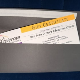 Teen driving package from Xcelerate item