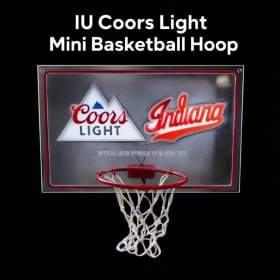 IU Coors Light Mini Basketball Hoop item
