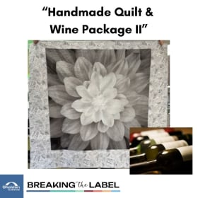 Handmade Quilt & Wine Package II item