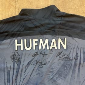 Colin Hufman Pan Continental jersey signed by Team Shuster item