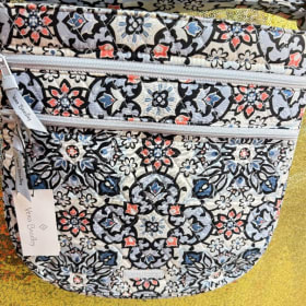 Vera Bradley LISBON MEDALLION TRIO ZIP Hipster NWT item