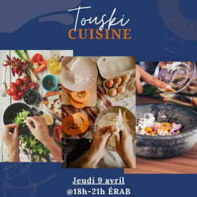 Touski Cuisine – 9 avril @18h-21h ÉRAB item