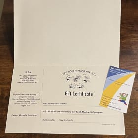 Get Youth Moving with Coach Michelle Gift Certificate item